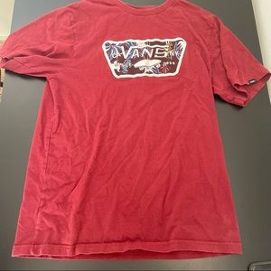 Vans graphic tee size kids large
